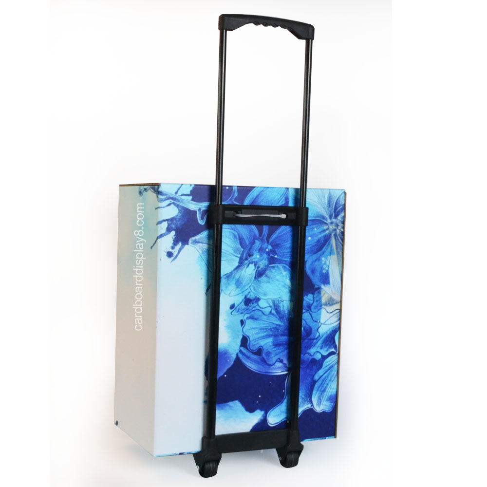 工厂专业定制展会广告专用的纸板拉杆箱