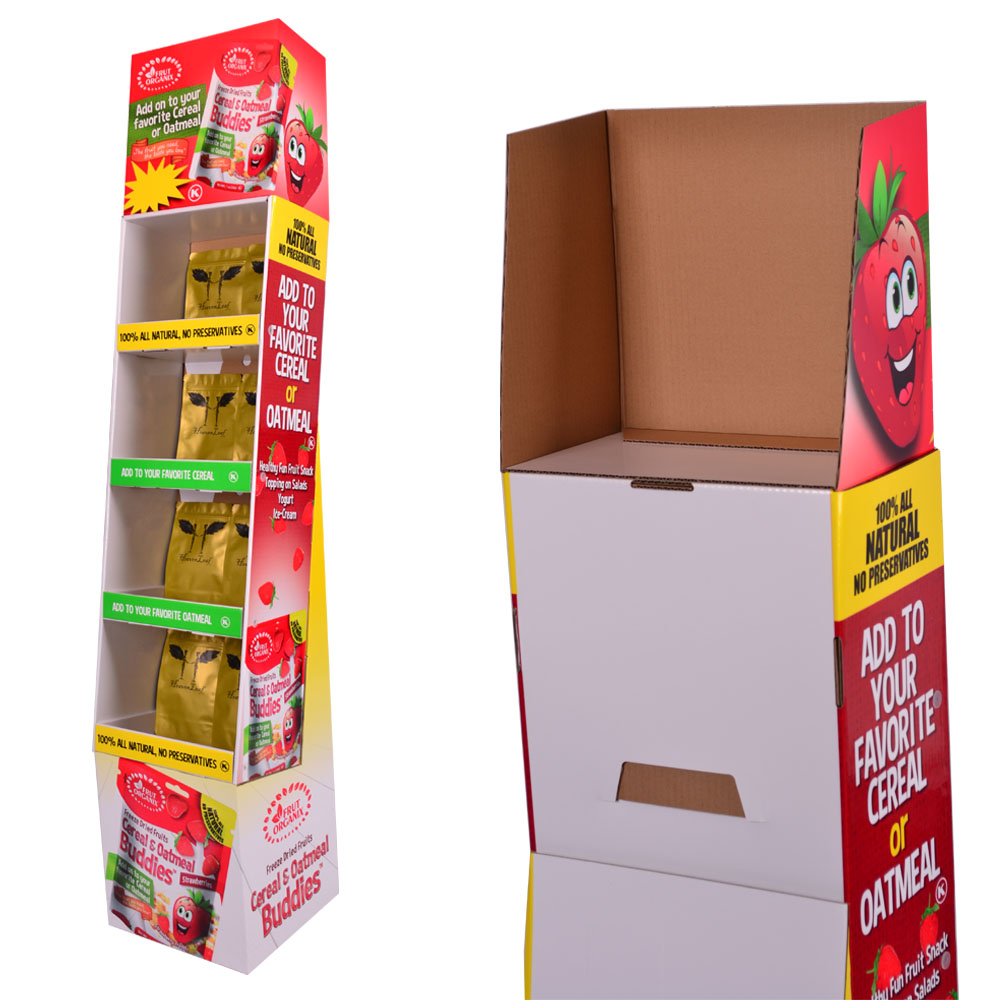 纸货架生产周纸货架生产周期多久、运输方便吗？