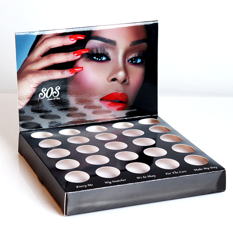 定制时尚化妆品纸展示盒桌面柜台展示盒助力品牌生意 定制时尚化妆品纸展示盒桌面柜台展示盒助力品牌生意