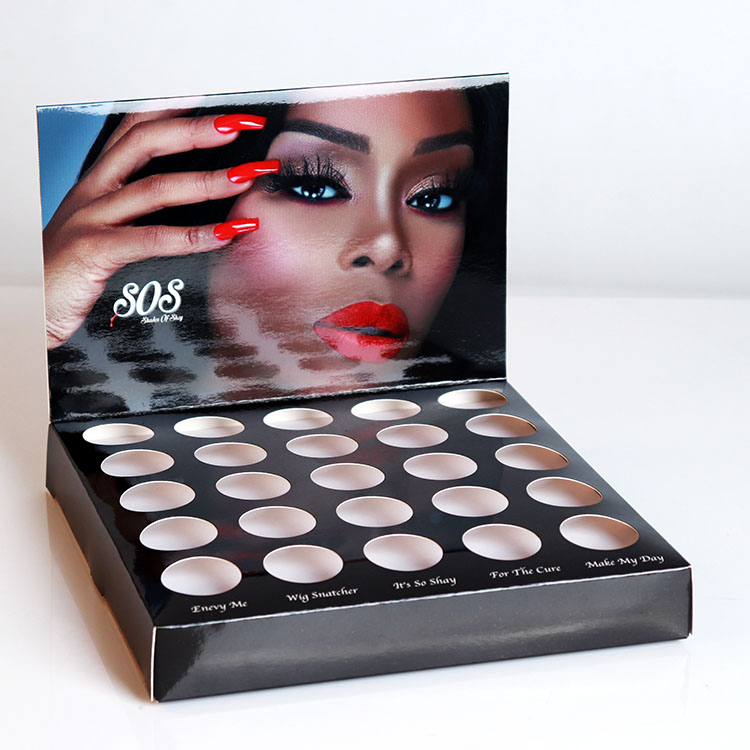 定制时尚化妆品纸展示盒桌面柜台展示盒助力品牌生意 定制时尚化妆品纸展示盒桌面柜台展示盒助力品牌生意