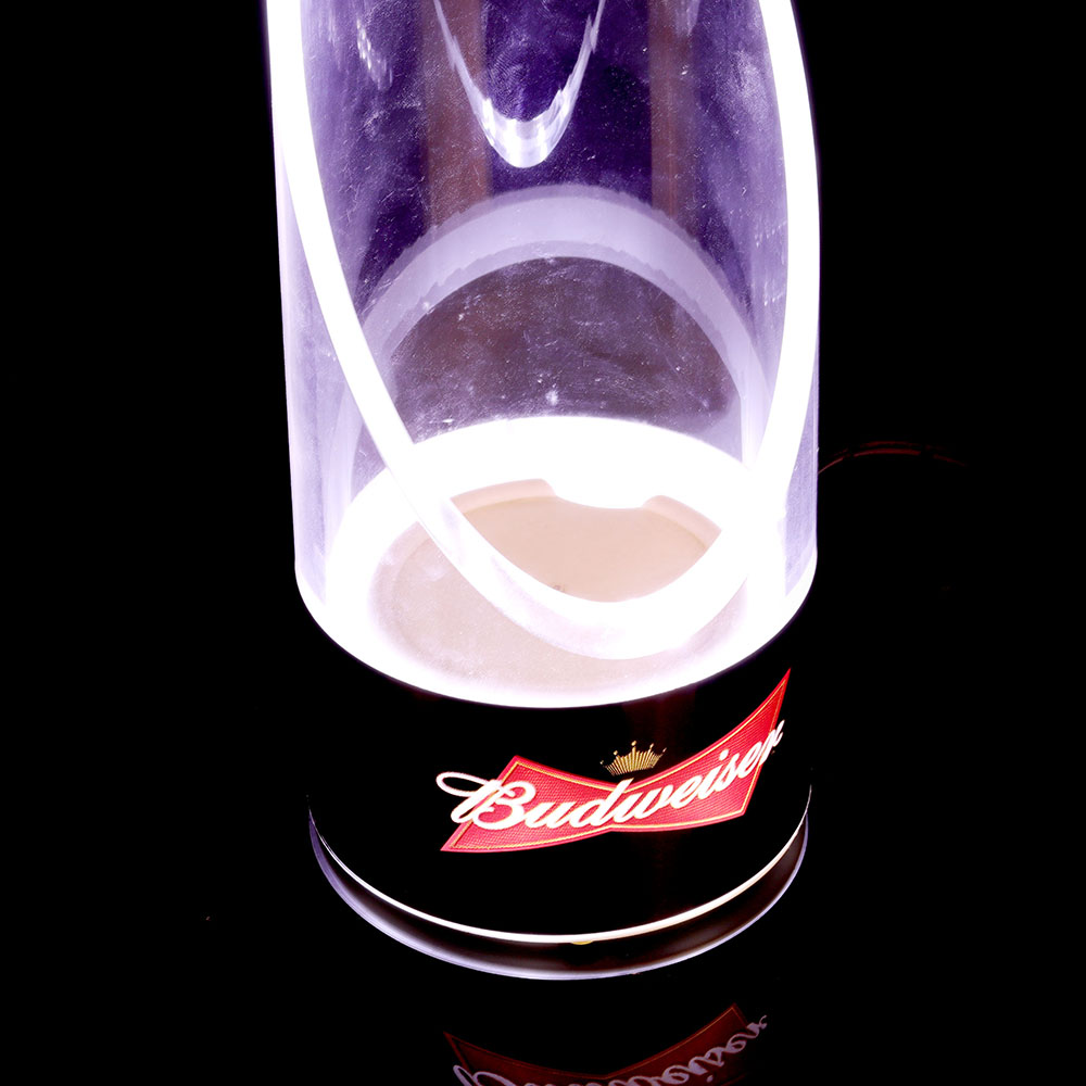 定制亚克力单瓶酒架桌面发光展示架