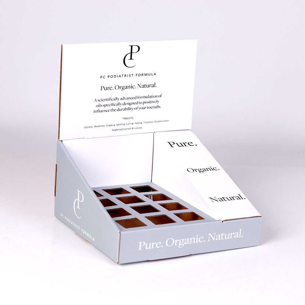 源头工厂定制各种款式的超市柜台展示盒免费设计