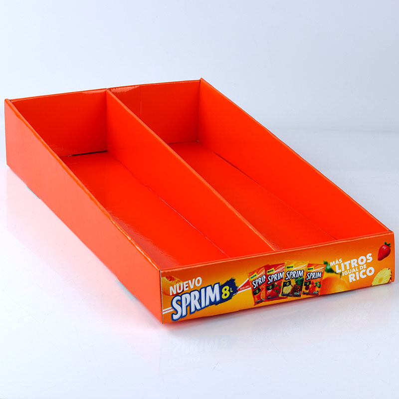 源头工厂定制各种款式的超市柜台展示盒免费设计