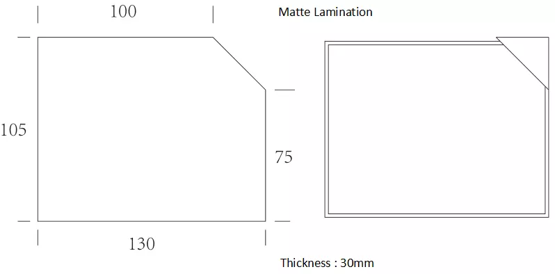 定制logo创意设计黑色纸质钱包包装抽屉盒带三角设计