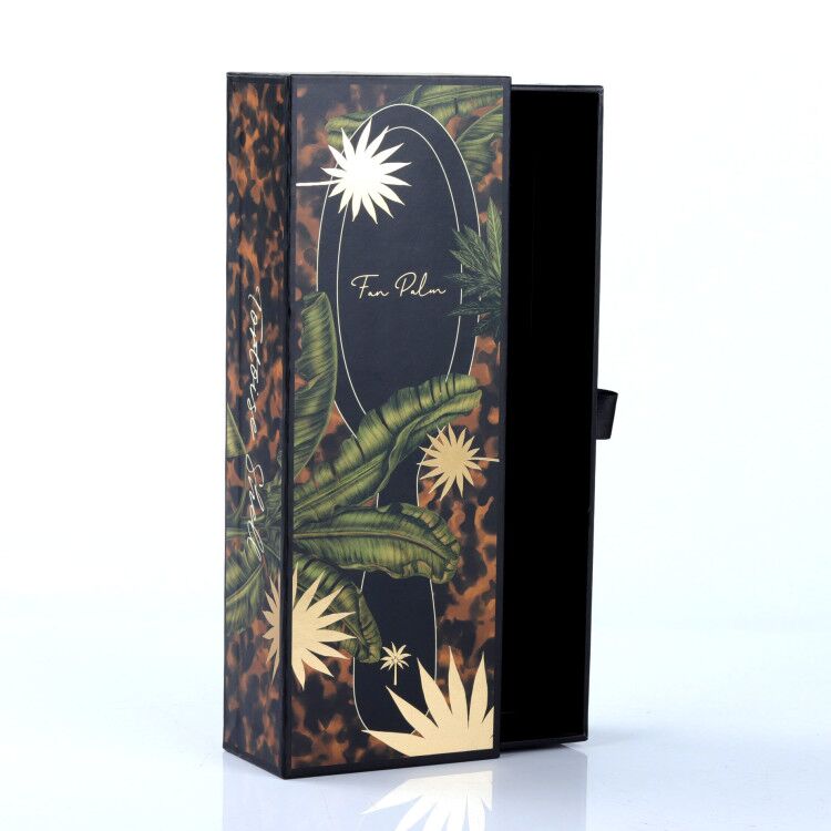 护肤品包装硬纸板推拉式抽屉礼盒可定制印刷