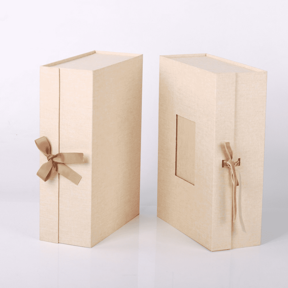 高端礼品包装市场麻布折叠盒已成新趋势奢华美观且可重复使用