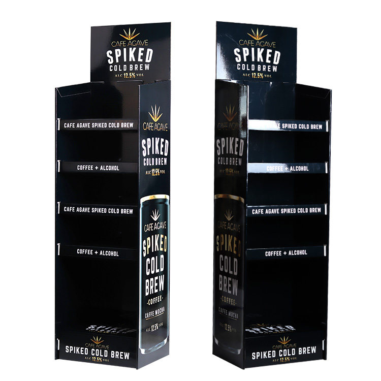 CAFE AGAVE咖啡龙舌兰冷萃酒落地式瓦楞纸展示架定制