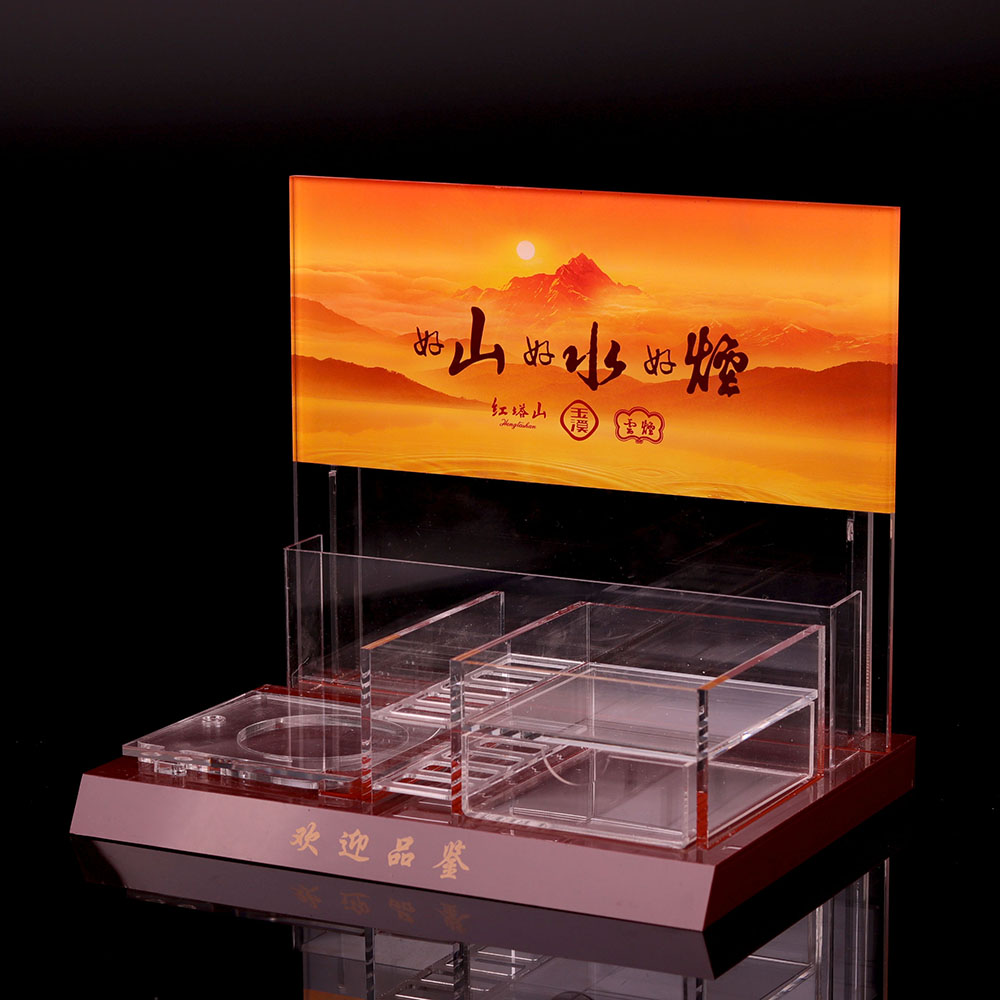 高质量亚克力灯具桌面展示架批发定制