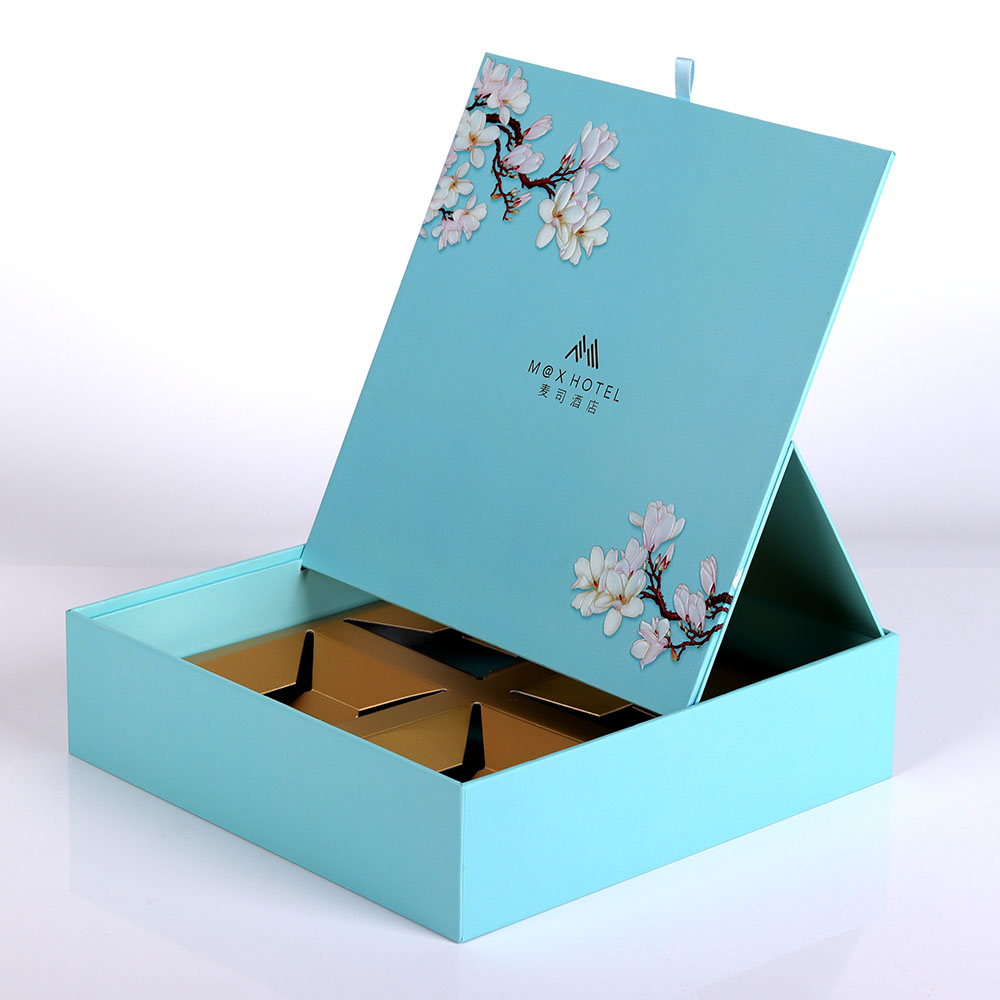 高端定制中秋佳节礼品盒月饼包装盒书形礼品盒