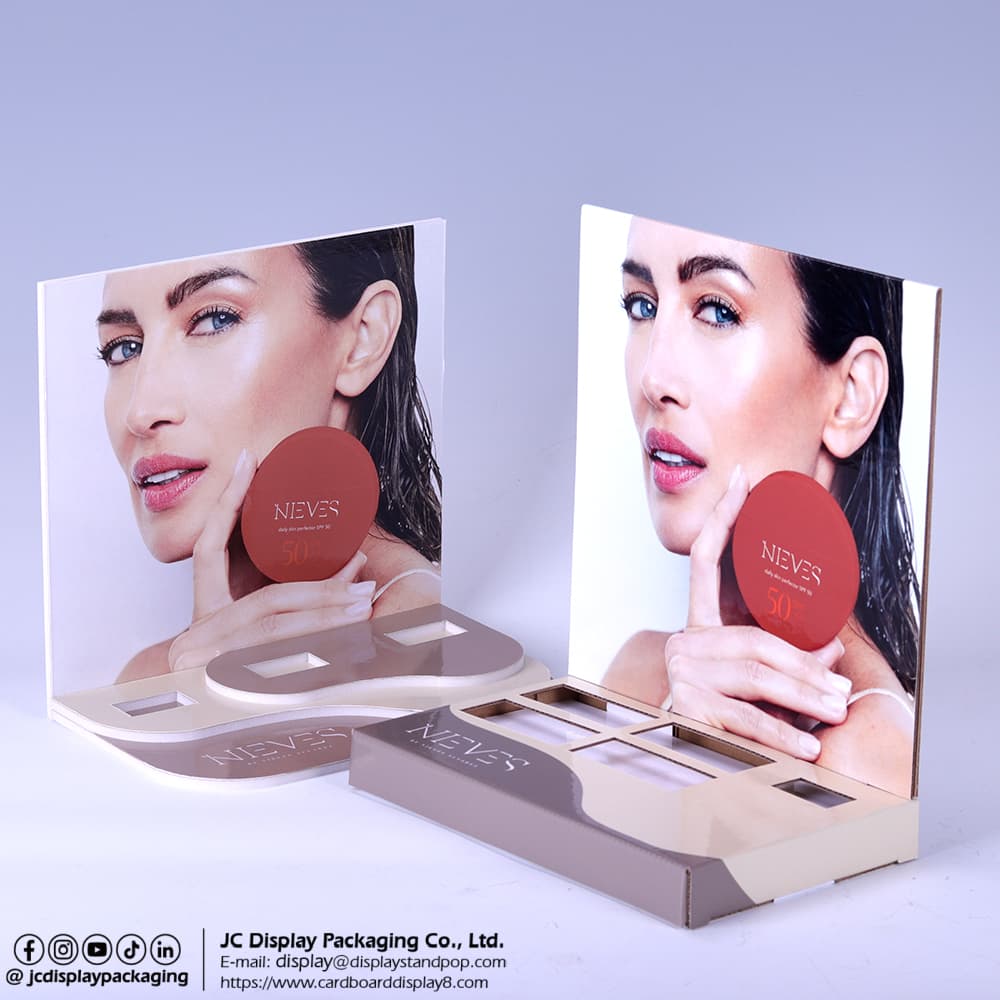 为西班牙NEVES品牌定制:让美妆魅力绽放的桌面展示盒 为西班牙NEVES品牌定制:让美妆魅力绽放的桌面展示盒